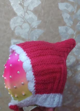 Шапочка-эльф вязаная