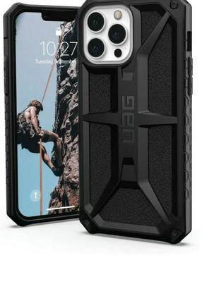 Чехол urban armor gear для iphone 13 pro max, monarch, черный