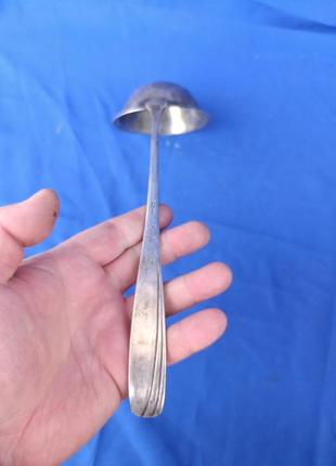 Мельхіоровий половник для перших страв мнц мельхіор ссср