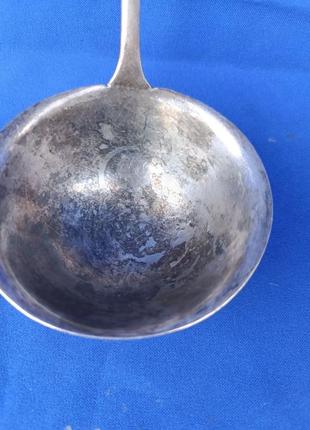 Мельхіоровий половник для перших страв мнц мельхіор ссср