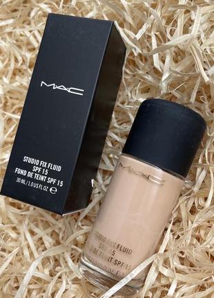 Mac тональный крем флюид для лица spf