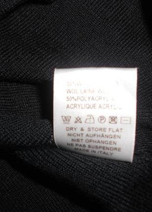 Базовый шерстяной свитер мелкой вязки 50-52р2 фото
