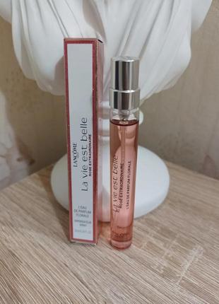 Новинка lancôme la vie est belle rose extraordinaire парфумована вода для жінок, 10мл