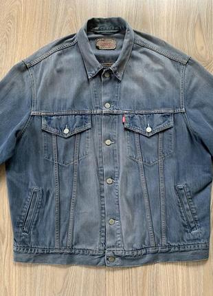 Мужская винтажная джинсовая куртка levis2 фото