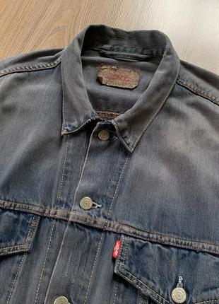 Мужская винтажная джинсовая куртка levis4 фото