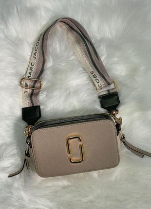 Сумка marc jacobs the snapshot beige/camo4 фото