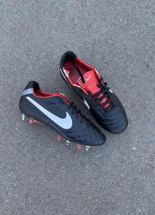 Бутсы nike tiempo legend iv sg-pro elite 39/24.5 см