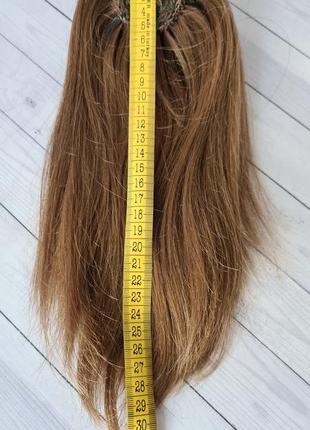 Шиньон хвост винтажный 100% натуральный волос8 фото