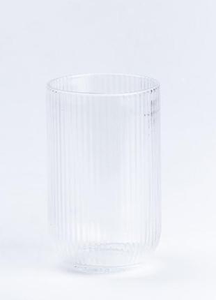 Набор стаканов glass ware фигурных 6 штук, прозрачный2 фото