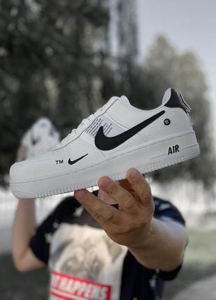 Классные мужские кроссовки  nike air force 1 low белые