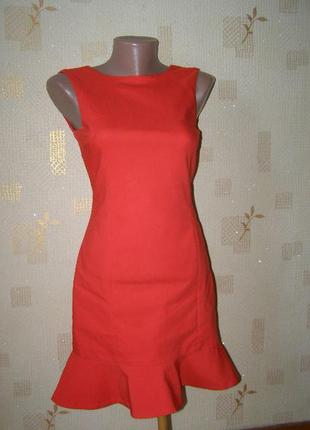 Zara актуальное платье хлопка s-размер