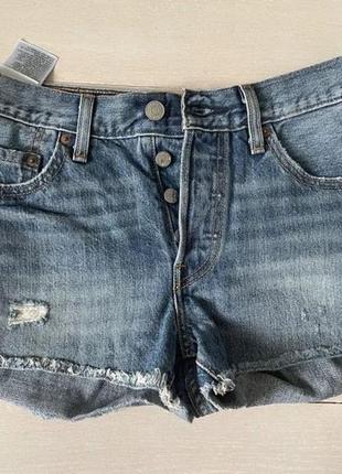 Джинсовые шорты levi’s1 фото