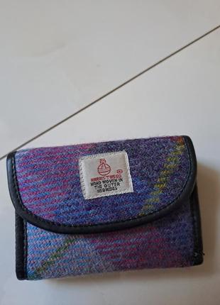 Красивий твідовий гаманець harris tweed