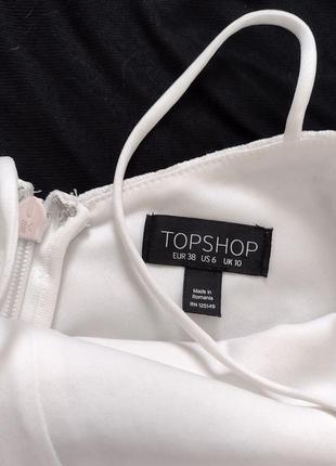 Красивое гипюровое белое платье topshop8 фото