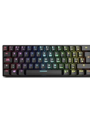 Механическая игровая клавиатура rgb, bluetooth 5.01 фото