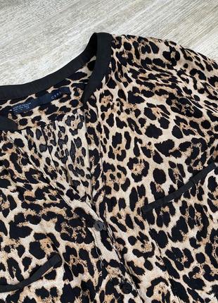 Рубашка в леопардовый принт2 фото
