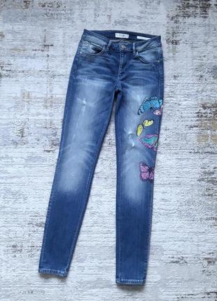Стильные стрейчевые джинсы, 26 (евро), 40?-42-44?, хлопок, эластан, guess
