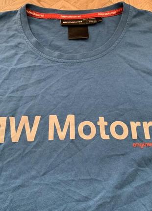 Стильная футболка бмв bmw motors3 фото