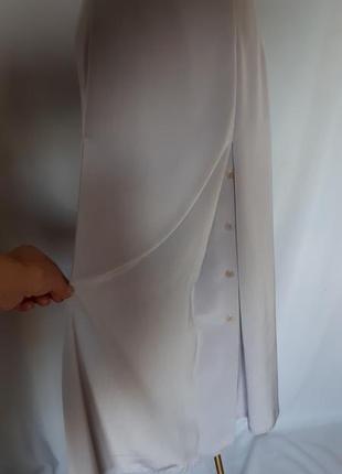 Длинная бледно- сиреневая юбка высокой посадки  windsmoor (размер 12-14)5 фото