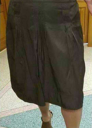 Новая шоколадная юбка миди #306#8 фото
