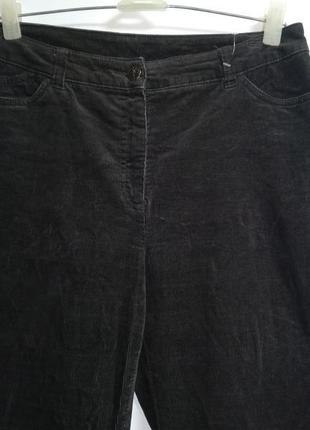 Вельветовые стрейч джинсы темный шоколад #209#2 фото