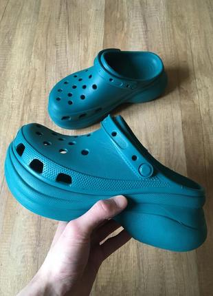 Crocs bae clog на платформі5 фото