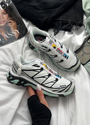 Salomon xt-6 adv white icy morn