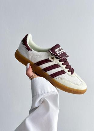 Женские кроссовки adidas samba wales bonner, адидас самба, вьетнам, 36-41, арт 14629