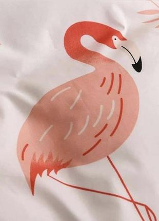Постельный комплект фламинго!2 фото