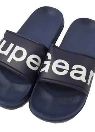 Мужские шлепанцы "super gear" синий