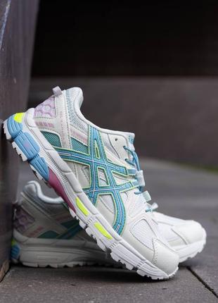 Р.37-41 кросівки asics gel kahana 8 white blue as0097 фото