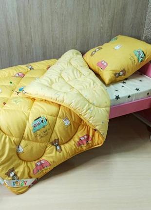 Набір дитяча ковдра з подушкою1 фото