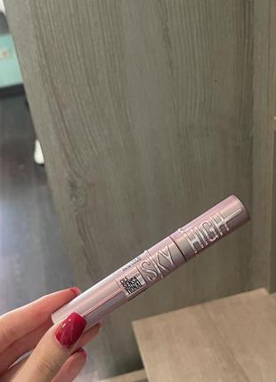 Туш коричнева maybelline2 фото