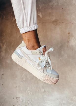 Прекрасные женские кроссовки puma Casuals cali sport mix белые