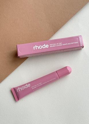 Тинт для губ rhode peptide lip tint ribbon - sheer pink 10ml