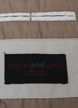 Butler and webb -vip-піджак класичний льон котон в ідеалі7 фото