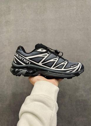 Salomon xt-6 gore-tex black grey