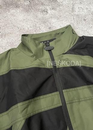 Женская куртка reebok cardi b oversize fit green/black h593224 фото