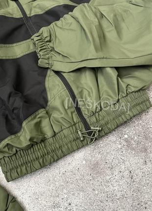 Женская куртка reebok cardi b oversize fit green/black h593229 фото