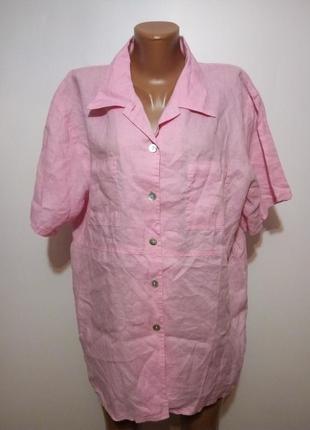 Легка натуральна блуза сорочка тканина рамі atmosphere