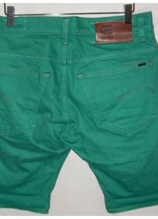 Джинсовые шорты g star raw 3301 straight ½1 фото