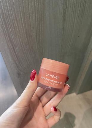 Ночная маска для губ laneige грейпфрут