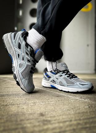 Asics gel venture 6 "grey/blue"1 фото