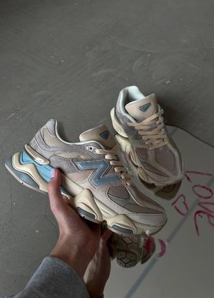 Кросівки new balance 9060 ivory cream pink sand