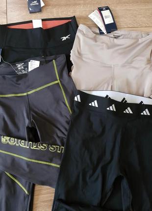 Спортивні легінси reebok, adidas, оригінал1 фото