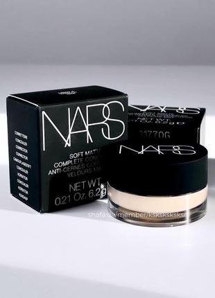 Матовый консилер nars soft matte complete concealer chantilly, vanilla, creme brulle1 фото