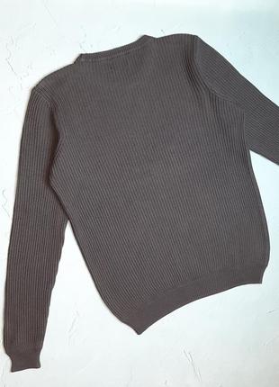 🎁1+1=3 фирменный серый мужской плотный свитер zara, размер 48 - 502 фото