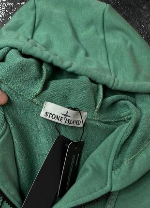 Zip hoodie stone island  emelard 🥷6 фото