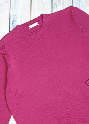 💥1+1=3 фирменный розовый фуксия женский базовый свитер под горло berkertex, размер 50 - 524 фото