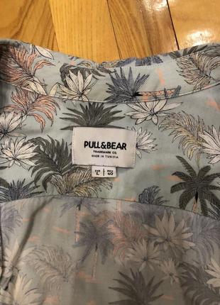 Pull and bear сорочка гавайська6 фото